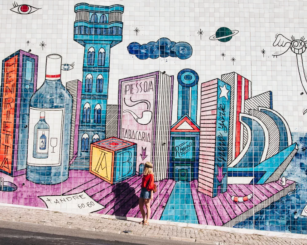 Street art v Lisabonu