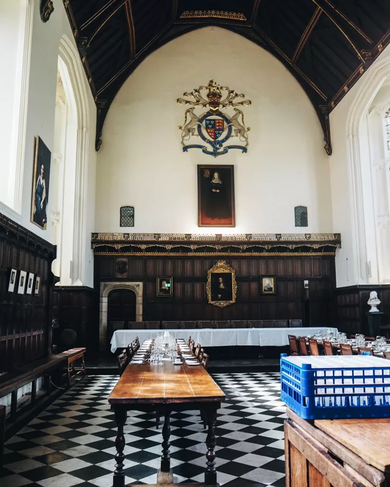 Prohlídka univerzity Cambridge