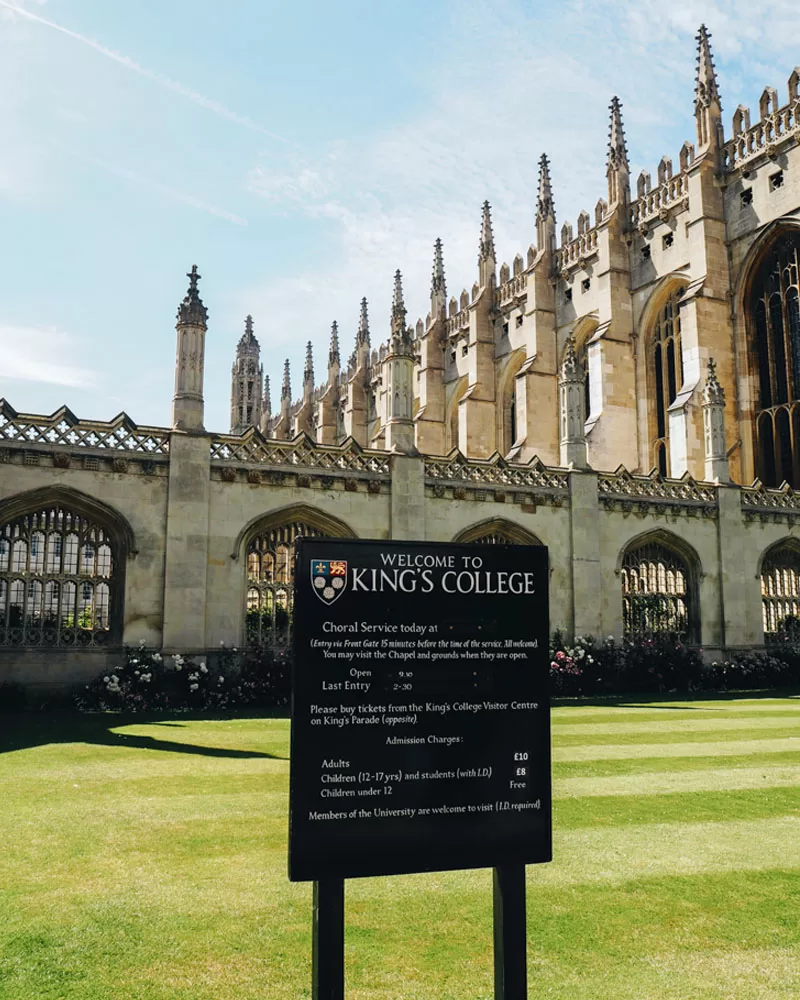 Areál univerzity Cambridge