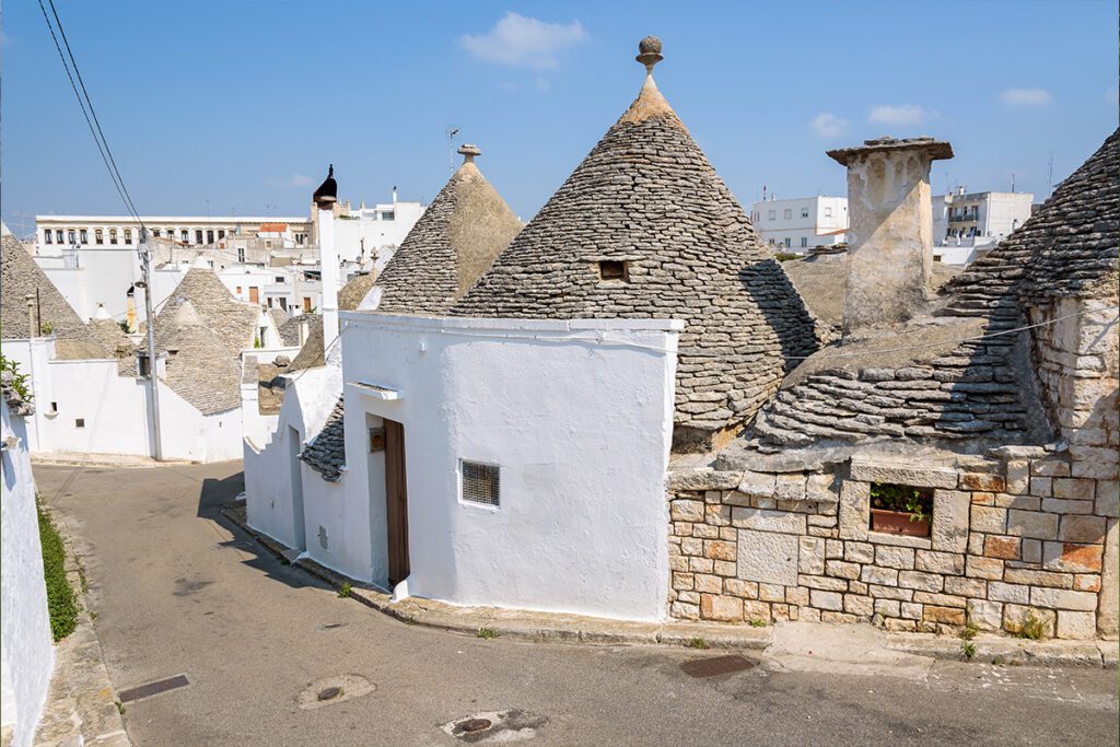 Trulli dům v Alberobello v Itálii