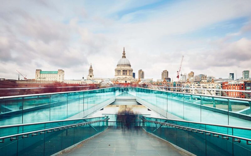 Kam zdarma v Londýně: Millenium Bridge