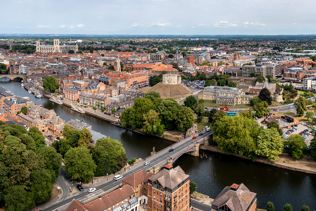 Město York v Anglii