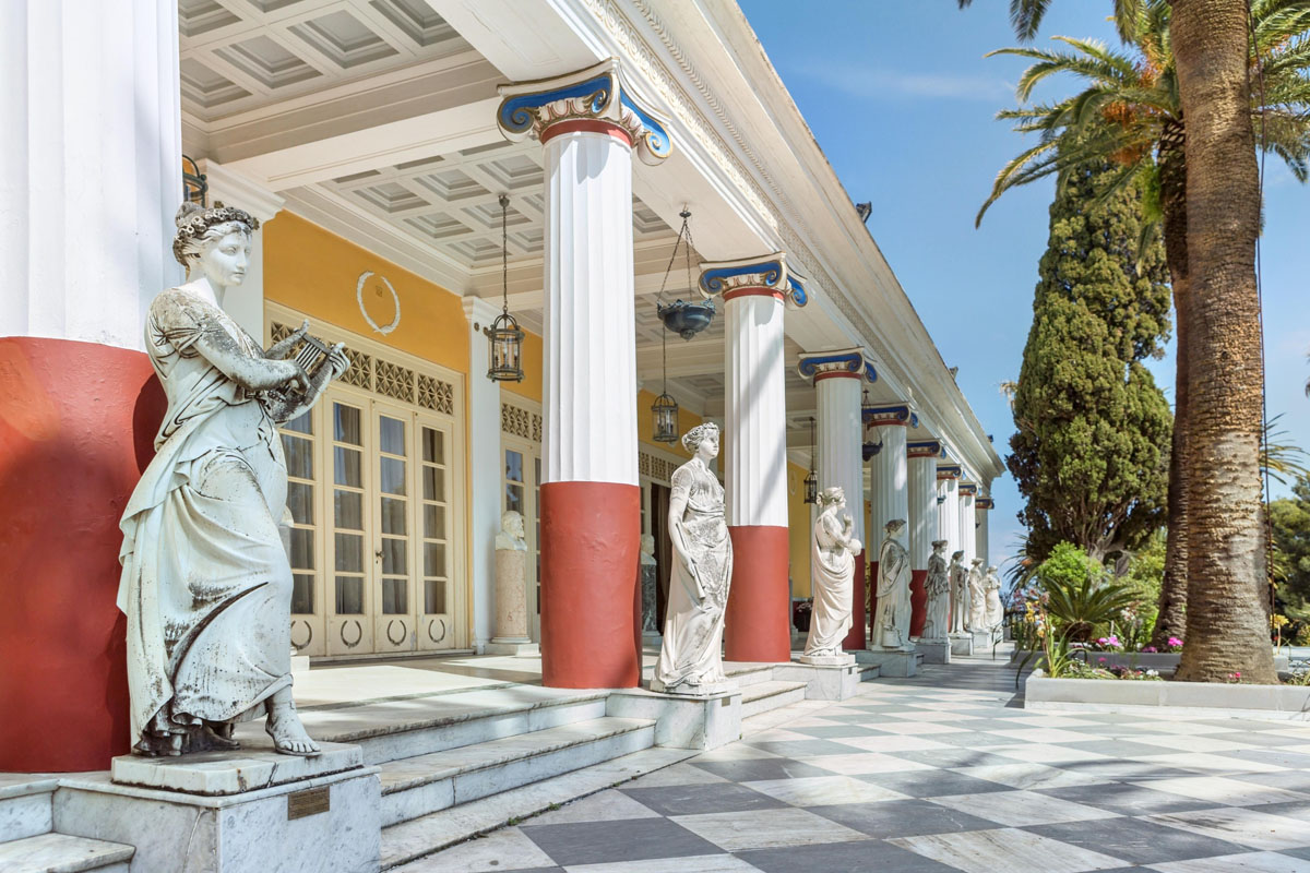 Palác Achillion na Korfu