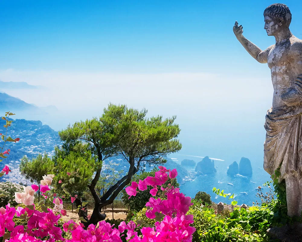 Ostrov Capri v Itálii