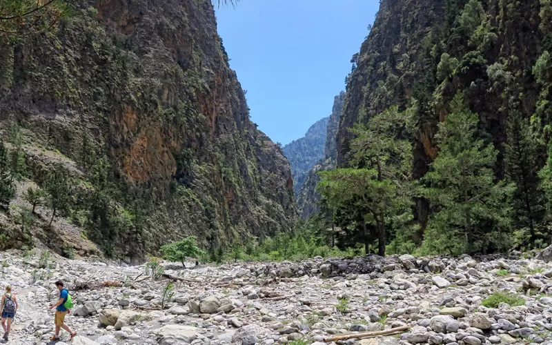 Soutěska Samaria na Krétě