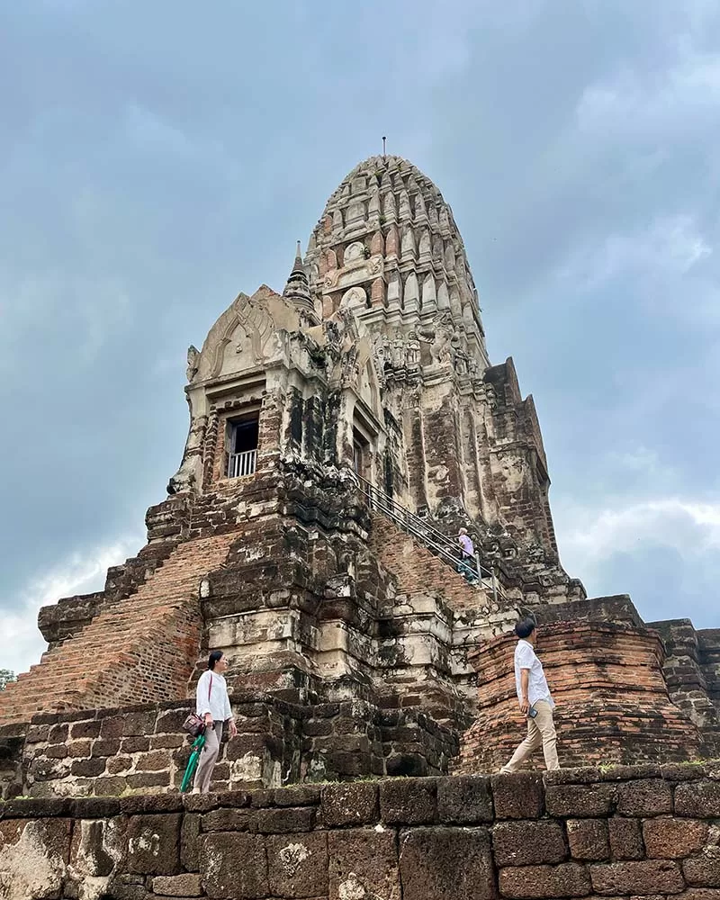 Chrámy v Ayutthaya v Thajsku