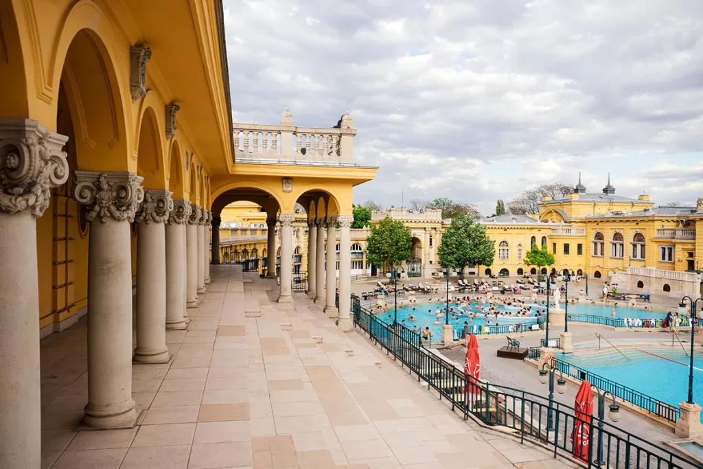Lázně Széchenyi v Budapešti
