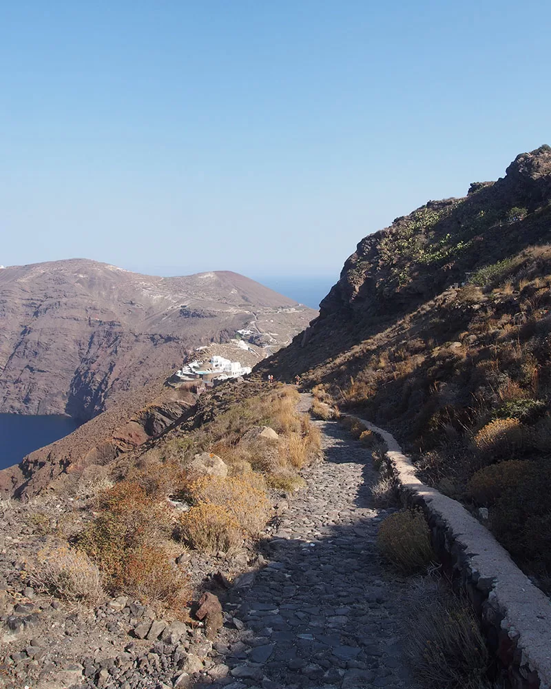 Trek z Firy do Oia na Santorini