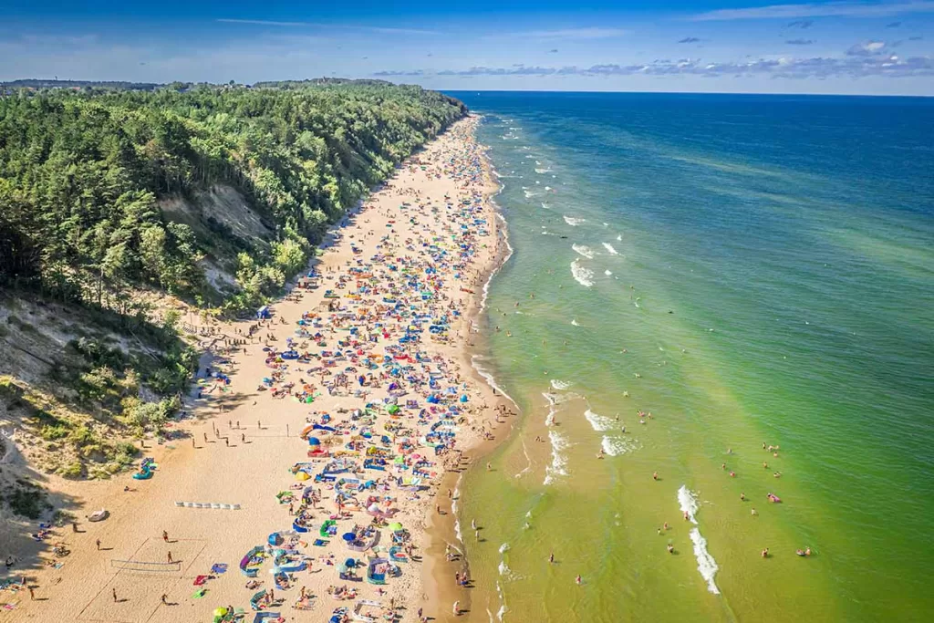 Baltské pobřeží v Polsku