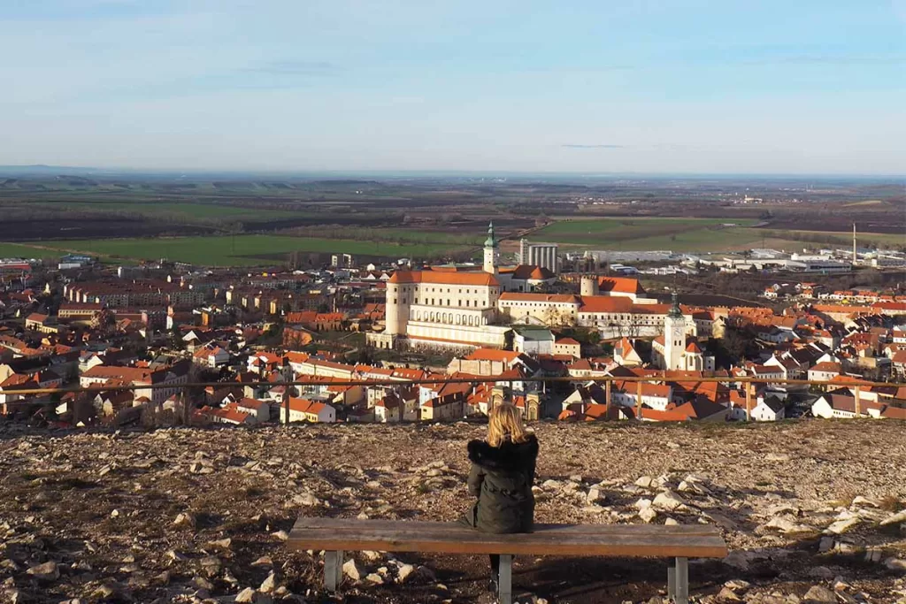 Výhled ze Svatého Kopečku v Mikulově