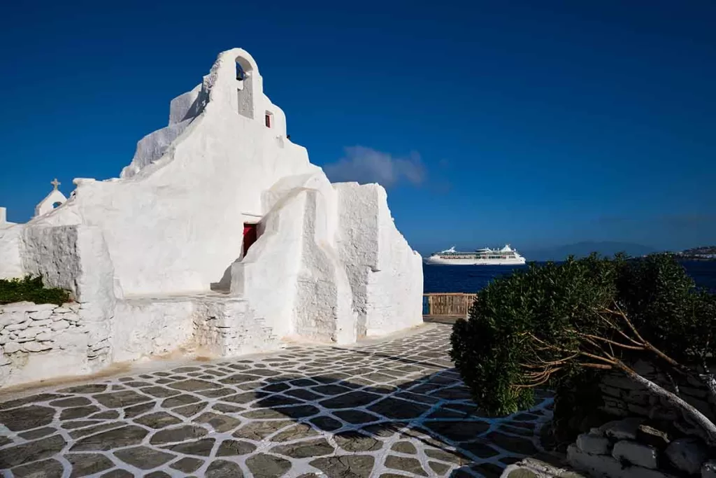 Kostel Panagia Paraportiani, Mykonos