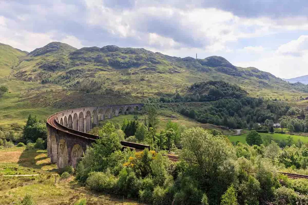 Glenfinnan Viaduct ve Skotsku