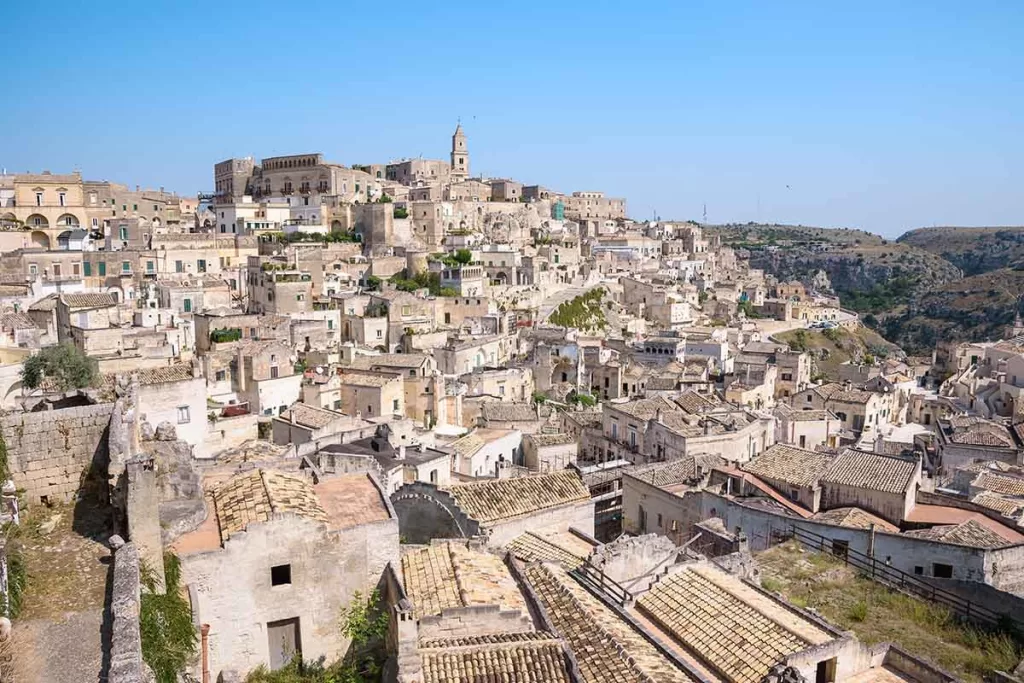 Matera v jižní Itálii