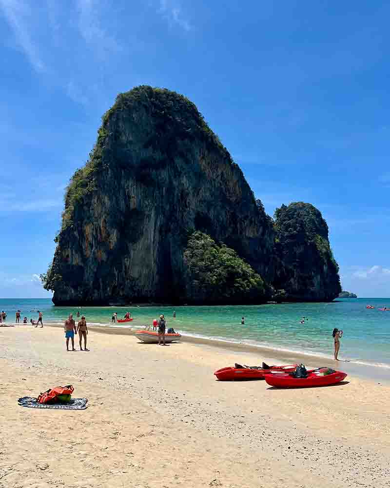 Pláž Phra Nang Beach, Krabi